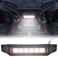 LED Rear Center Brake Light 3rd Brake Stop Lamp Taillight Accent Light Auxiliary Lamp for Polaris RZR XP 1000/XP 4 1000 2024 2025