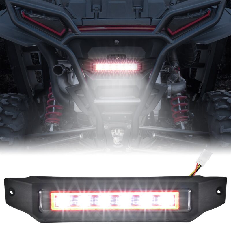 LED Rear Center Brake Light 3rd Brake Stop Lamp Taillight Accent Light Auxiliary Lamp for Polaris RZR XP 1000/XP 4 1000 2024 2025