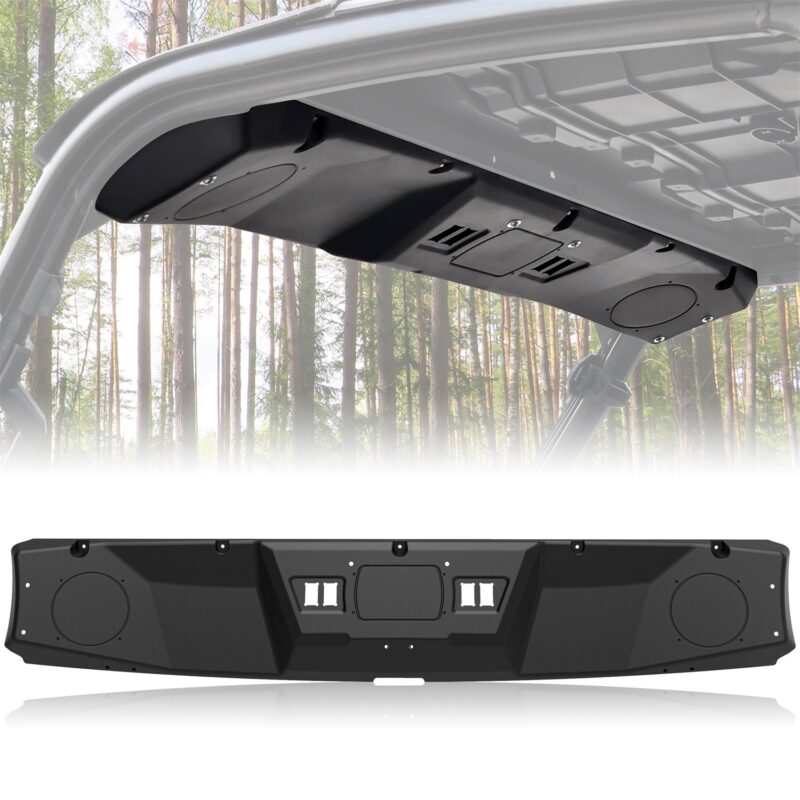 Front Overhead 6.5" Speaker Pods System Roof Liner for Polaris Ranger XP 1000/ Ranger Crew XP 1000/ Ranger 1000/ Ranger Crew 1000 2019+
