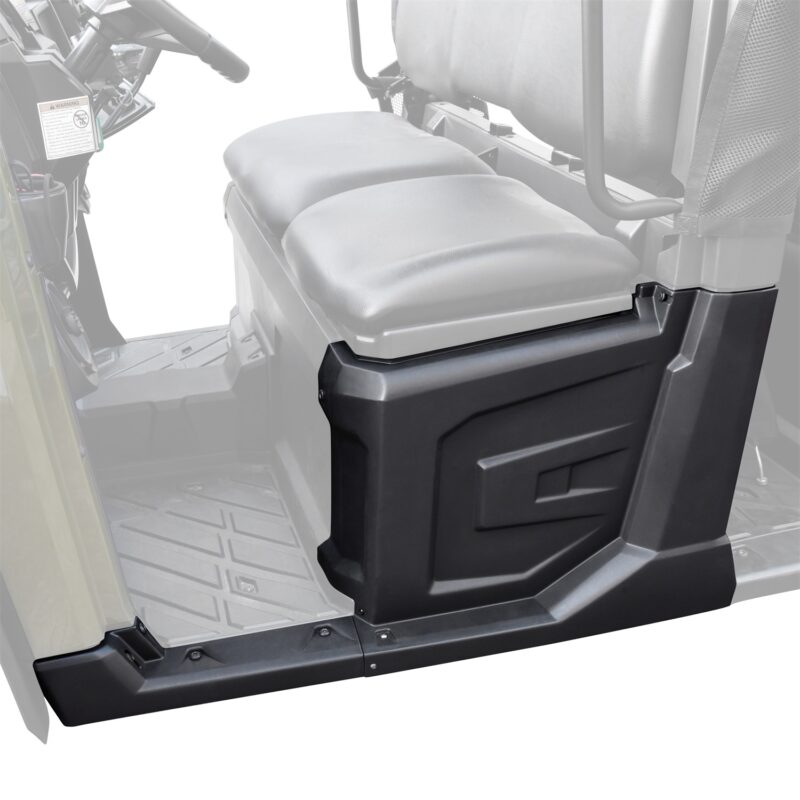 Black Left Hand Center Fender with Rocker for Polaris Ranger Crew 570 XP 570 Full-Size/Ranger Crew XP 900/Ranger Crew XP 1000/Ranger Crew Diesel 2014-2019 (Driver Side, Replace #5450352-070)