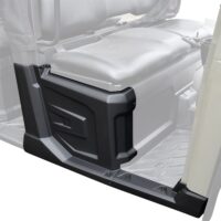 Black Right Hand Center Fender with Rocker for Polaris Ranger Crew 570 XP 570 Full-Size/Ranger Crew XP 900/Ranger Crew XP 1000 Diesel 2014-2019 (Passenger Side, Replace #5450353-070)