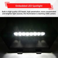 Hood Scoop with LED Spotlight Auxiliary Light Kit for Polaris RZR PRO XP/RZR PRO R/RZR Turbo R 2020-2024 - Image 2