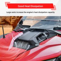 Front Turbo Hood Scoop for Polaris RZR PRO XP/XP4 / RZR PRO R/RZR Turbo R/R4 2020-2024 - Image 2