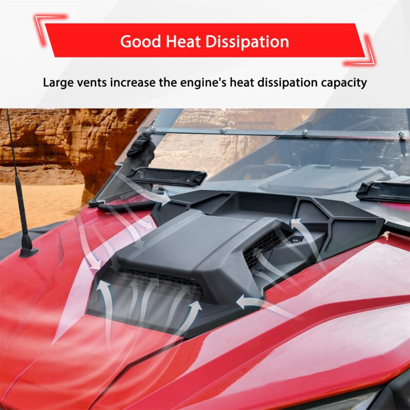 Front Turbo Hood Scoop for Polaris RZR PRO XP/XP4 / RZR PRO R/RZR Turbo R/R4 2020-2024 - Image 2