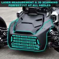 Front Fascia Kit for Can-Am Ryker 600 900 Sport & Rally Edition All Models Accessories - Image 2