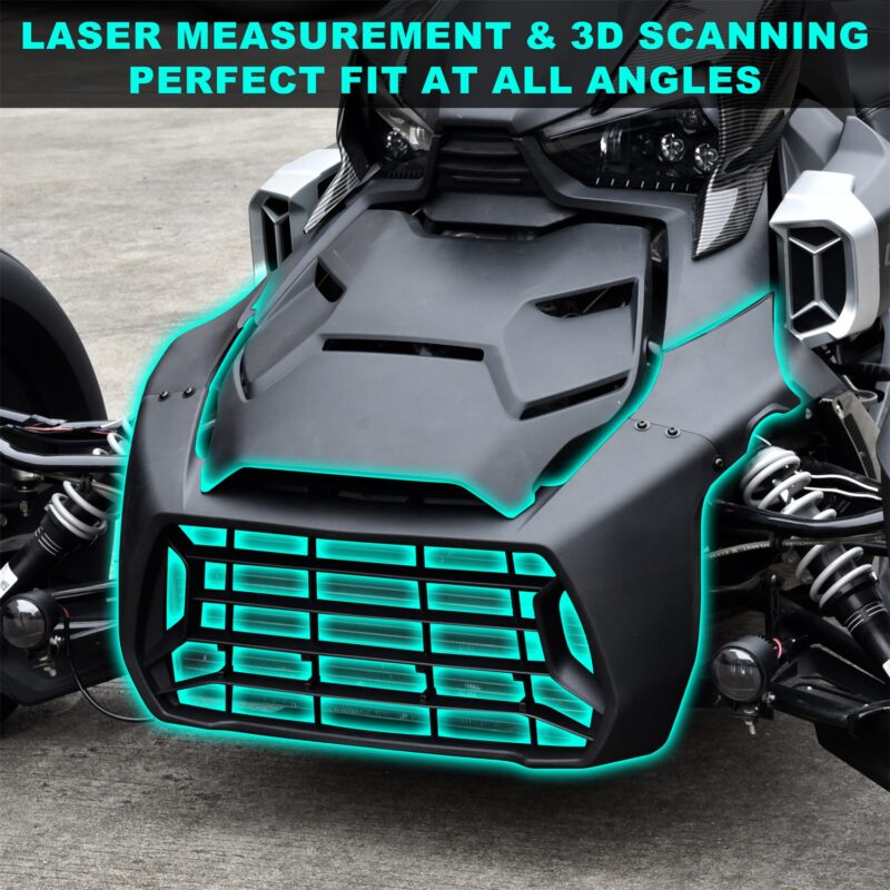 Front Fascia Kit for Can-Am Ryker 600 900 Sport & Rally Edition All Models Accessories - Image 2