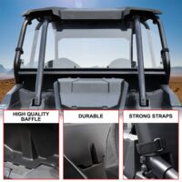 Polycarbonate Rear Windshield Back Window for Polaris RZR XP 1000/XP4 1000 2014-2023 - Image 2