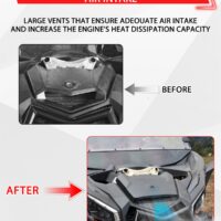 Sport Hood Scoop with Mesh Grille for Can-Am Maverick X3 XDS XRS MAX Turbo RR 2017-2025 - Image 2