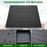 TPE Cargo Bed Mat Liner for Kawasaki Mule 2010 2500 3000 3010 4000 4010 1990-2025 - Image 2