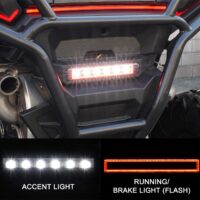 LED Rear Center Brake Light 3rd Brake Stop Lamp Taillight Accent Light Auxiliary Lamp for Polaris RZR XP 1000/XP 4 1000 2024 2025 - Image 2