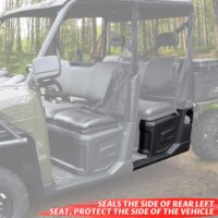 Black Rear Left Hand Fender With Rocker for Polaris Ranger Crew 570 XP 570 Full-Size/Ranger Crew XP 900/Ranger Crew XP 1000/Ranger CREW Diesel 2014-2019 (Rear Left Side, Replace #5450359-070) - Image 2