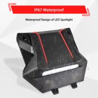 Hood Scoop with LED Spotlight Auxiliary Light Kit for Polaris RZR PRO XP/RZR PRO R/RZR Turbo R 2020-2024 - Image 3