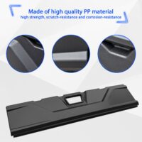 Black Tailgate Outer Panel for Polaris Ranger XP 1000 2017-18/Ranger XP 570 900 2016-19/Ranger 570 Full Size 2020-25/CREW XP 570-6 2016-20/BRUTUS/Diesel Crew - Image 3
