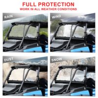 Polycarbonate Rear Windshield Back Window for Polaris RZR XP 1000/XP4 1000 2014-2023 - Image 3