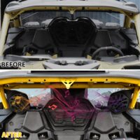 One Pair Support 6.5" Sport Rear Seat Speaker Enclosures for Can-Am Maverick R MAX X RS 2024+ - Image 3
