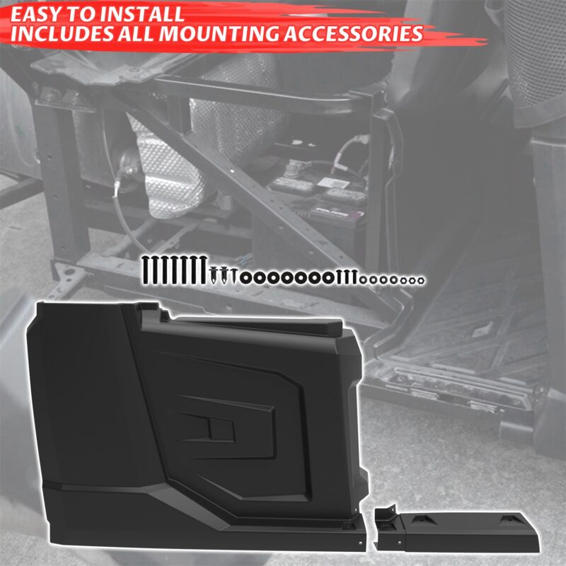 Black Rear Right Hand Fender With Rocker for Polaris Ranger Crew 570 XP 570 Full-Size/Ranger Crew XP 900/Ranger Crew XP 1000/Ranger CREW Diesel 2014-2019(Rear Right Side, Replace #5450360-070) - Image 4