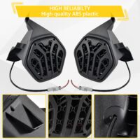 One Pair Support 6.5" Sport Rear Seat Speaker Enclosures for Can-Am Maverick R MAX X RS 2024+ - Image 4