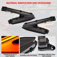 LED Turn Signal Tail Lights with Yellow Flashing Lights for Can-Am Maverick R MAX X RS 2024+ - Image 4