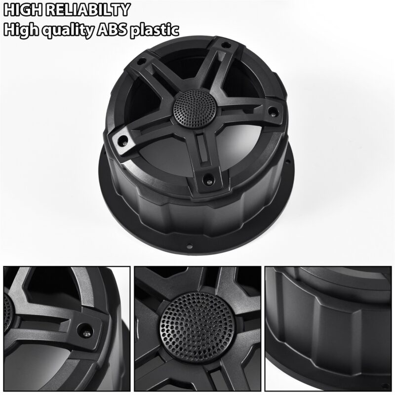 UTV One Pair Roof Speakers Pods for Can-Am/Polaris/Kawasaki/Honda/Yamaha Accessories - Image 4