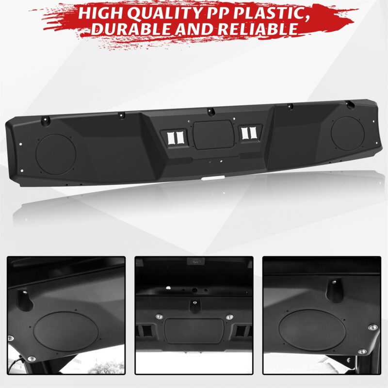 Front Overhead 6.5" Speaker Pods System Roof Liner for Polaris Ranger XP 1000/ Ranger Crew XP 1000/ Ranger 1000/ Ranger Crew 1000 2019+ - Image 4