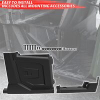 Black Right Hand Center Fender with Rocker for Polaris Ranger Crew 570 XP 570 Full-Size/Ranger Crew XP 900/Ranger Crew XP 1000 Diesel 2014-2019 (Passenger Side, Replace #5450353-070) - Image 4