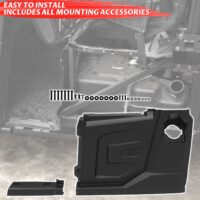 Black Rear Left Hand Fender With Rocker for Polaris Ranger Crew 570 XP 570 Full-Size/Ranger Crew XP 900/Ranger Crew XP 1000/Ranger CREW Diesel 2014-2019 (Rear Left Side, Replace #5450359-070) - Image 4