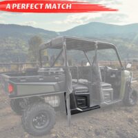 Black Rear Right Hand Fender With Rocker for Polaris Ranger Crew 570 XP 570 Full-Size/Ranger Crew XP 900/Ranger Crew XP 1000/Ranger CREW Diesel 2014-2019(Rear Right Side, Replace #5450360-070) - Image 5