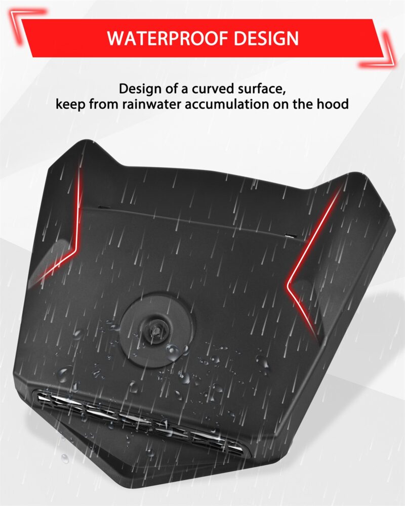 Sport Hood Scoop with Mesh Grille for Can-Am Maverick X3 XDS XRS MAX Turbo RR 2017-2025 - Image 5