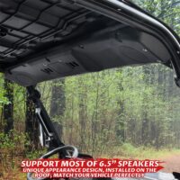 Front Overhead 6.5" Speaker Pods System Roof Liner for Polaris Ranger XP 1000/ Ranger Crew XP 1000/ Ranger 1000/ Ranger Crew 1000 2019+ - Image 5