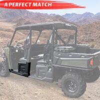 Black Left Hand Center Fender with Rocker for Polaris Ranger Crew 570 XP 570 Full-Size/Ranger Crew XP 900/Ranger Crew XP 1000/Ranger Crew Diesel 2014-2019 (Driver Side, Replace #5450352-070) - Image 5