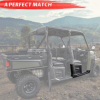 Black Right Hand Center Fender with Rocker for Polaris Ranger Crew 570 XP 570 Full-Size/Ranger Crew XP 900/Ranger Crew XP 1000 Diesel 2014-2019 (Passenger Side, Replace #5450353-070) - Image 5