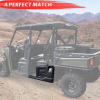 Black Rear Left Hand Fender With Rocker for Polaris Ranger Crew 570 XP 570 Full-Size/Ranger Crew XP 900/Ranger Crew XP 1000/Ranger CREW Diesel 2014-2019 (Rear Left Side, Replace #5450359-070) - Image 5