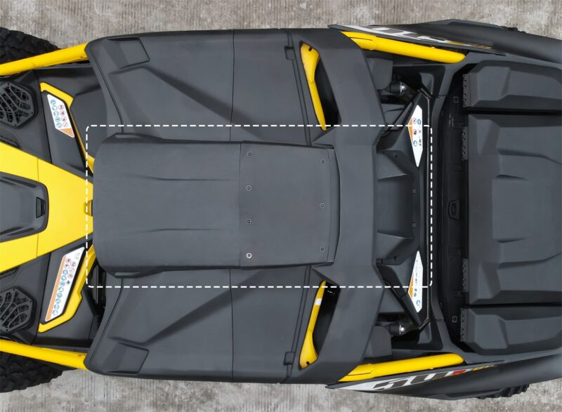 Cold Air Roof Scoop Kit for Can-Am Maverick R X RS 2024+ Models Accessories - Image 6