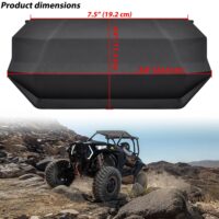 Center Dash Storage Lid for Polaris RZR XP 1000/RZR XP Turbo/RZR Trail S 2019-2023 Accessories, Replace OEM #5455451-070 - Image 6