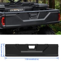 Black Tailgate Outer Panel for Polaris Ranger XP 1000 2017-18/Ranger XP 570 900 2016-19/Ranger 570 Full Size 2020-25/CREW XP 570-6 2016-20/BRUTUS/Diesel Crew - Image 6