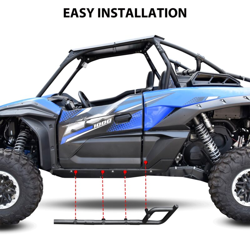 Nerf Bars Rock Sliders for Kawasaki Teryx KRX 1000 2020-2025 - Image 6