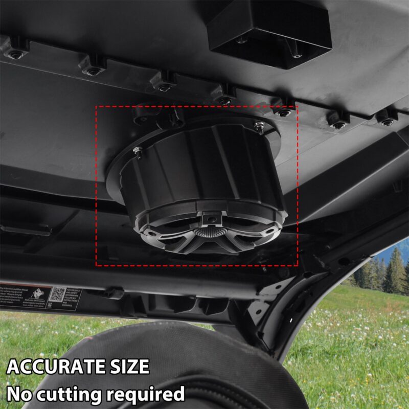 UTV One Pair Roof Speakers Pods for Can-Am/Polaris/Kawasaki/Honda/Yamaha Accessories - Image 6