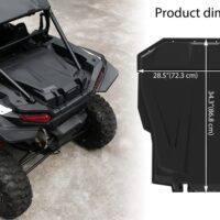 Poly UTV Tonneau Cover for Polaris RZR XP 1000/XP4 1000 2024+, Replace OEM #2884548 - Image 6