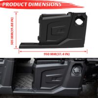 Black Rear Left Hand Fender With Rocker for Polaris Ranger Crew 570 XP 570 Full-Size/Ranger Crew XP 900/Ranger Crew XP 1000/Ranger CREW Diesel 2014-2019 (Rear Left Side, Replace #5450359-070) - Image 6