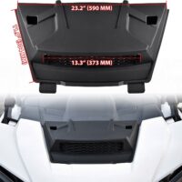 Black Sport Front Turbo Hood Scoop for Polaris RZR XP 1000/ XP 4 1000 2024 2025 - Image 7