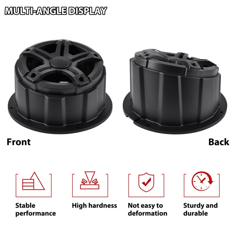 UTV One Pair Roof Speakers Pods for Can-Am/Polaris/Kawasaki/Honda/Yamaha Accessories - Image 7
