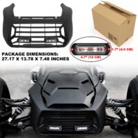 Front Fascia with LED Spotlights for Can-Am Ryker 600 900 Sport & Rally Edition All Models - Image 8