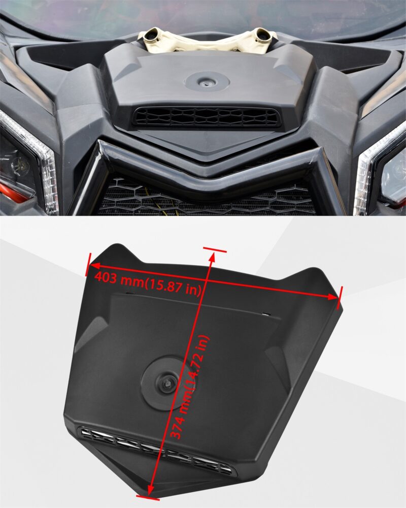 Sport Hood Scoop with Mesh Grille for Can-Am Maverick X3 XDS XRS MAX Turbo RR 2017-2025 - Image 8