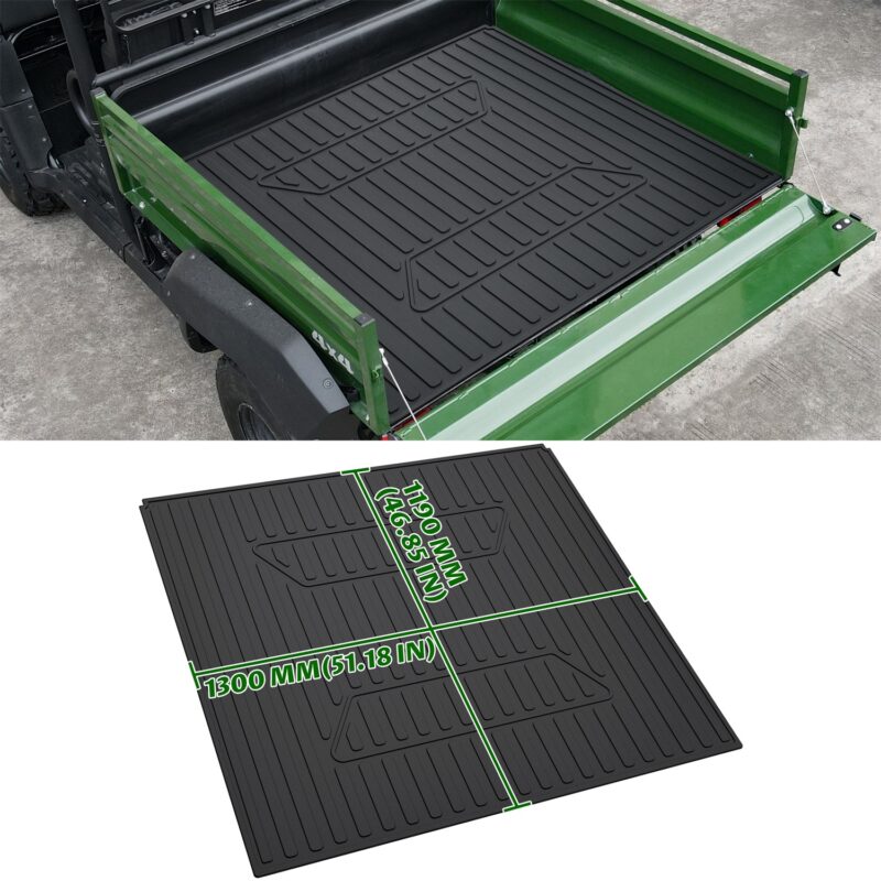 TPE Cargo Bed Mat Liner for Kawasaki Mule 2010 2500 3000 3010 4000 4010 1990-2025 - Image 8