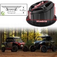 UTV One Pair Roof Speakers Pods for Can-Am/Polaris/Kawasaki/Honda/Yamaha Accessories - Image 8