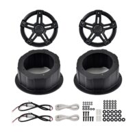 UTV One Pair Roof Speakers Pods for Can-Am/Polaris/Kawasaki/Honda/Yamaha Accessories - Image 9