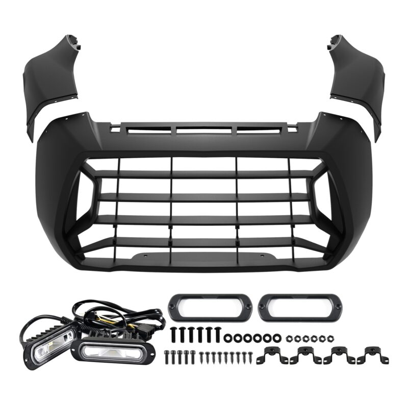 Front Fascia with LED Spotlights for Can-Am Ryker 600 900 Sport & Rally Edition All Models - Image 9