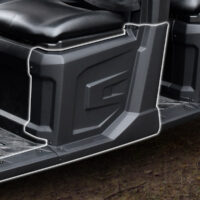 Black Left Hand Center Fender with Rocker for Polaris Ranger Crew 570 XP 570 Full-Size/Ranger Crew XP 900/Ranger Crew XP 1000/Ranger Crew Diesel 2014-2019 (Driver Side, Replace #5450352-070) - Image 8